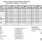 Jadwal US 2022 SMPN 7 Cenrana